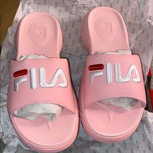 Fila Shoes Sport Womens White Slides Sandals Size 78 Sport Womens White Slides Sandals Size 78